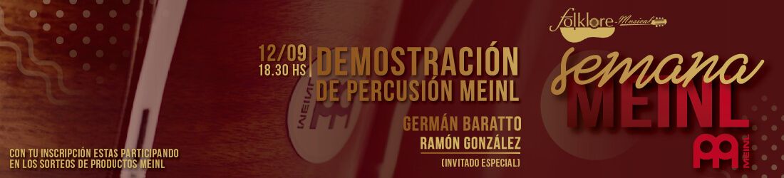 Demostración de Percusión MEINL