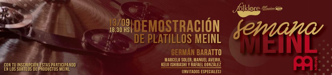 Demostración de Platillos MEINL