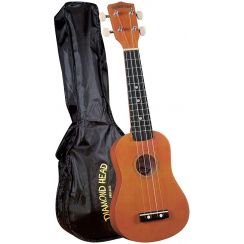 UKELELE SOPRANO DIAMOND HEAD MARRON