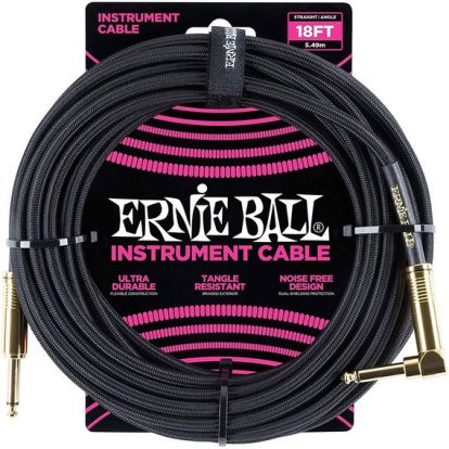 CABLE P/ GUIT. ERNIE BALL P06086 18FT NEGRO