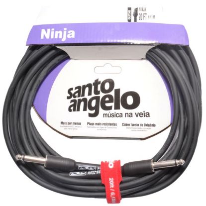 CABLE P/ GUIT. SANTO ANGELO NI6 20FT