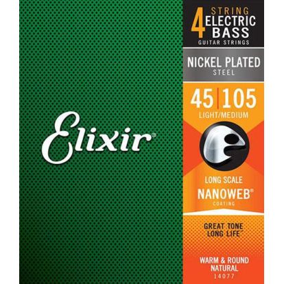 CUERDA ELIXIR NANOWEB BASS NICKEL PLATED 0.45 4C