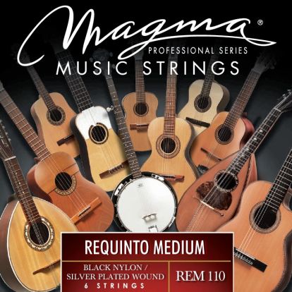 CUERDA MAGMA REQUINTO REM110 TENSION MEDIA NEGRO