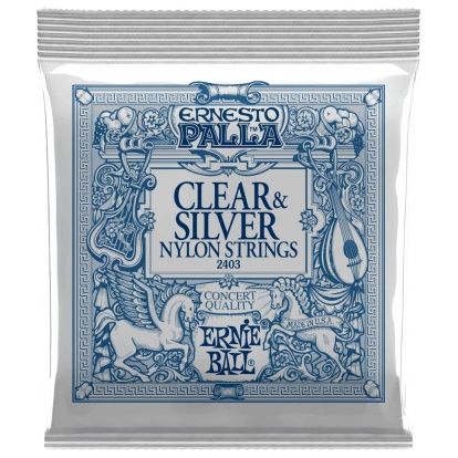 ERNIE BALL 2403 CLASICA CLEAR SILVER