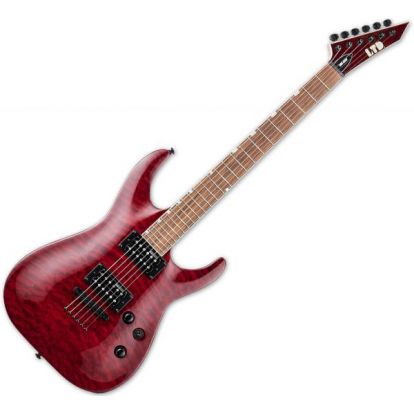 GUITARRA ELECTRICA LTD MH200 QM NT STBC