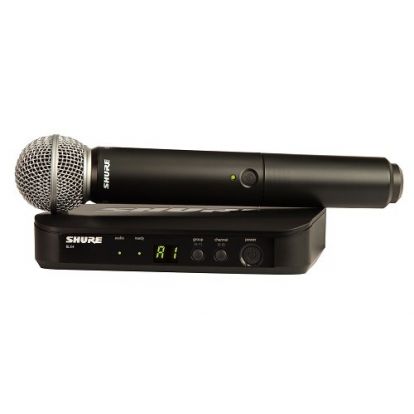MICROFONO SHURE BLX24/PG58 SISTEMA INALÁMBRICO DE MANO
