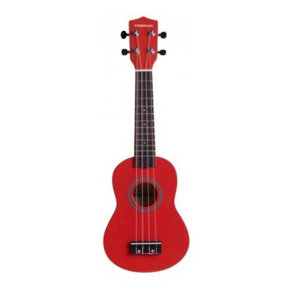 UKELELE SOPRANO FREEMAN ROJO